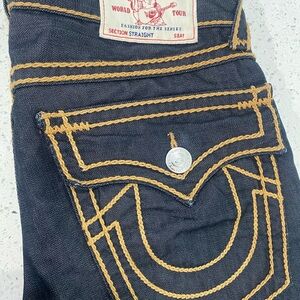 True Religion Straight Flap Jeans Men's